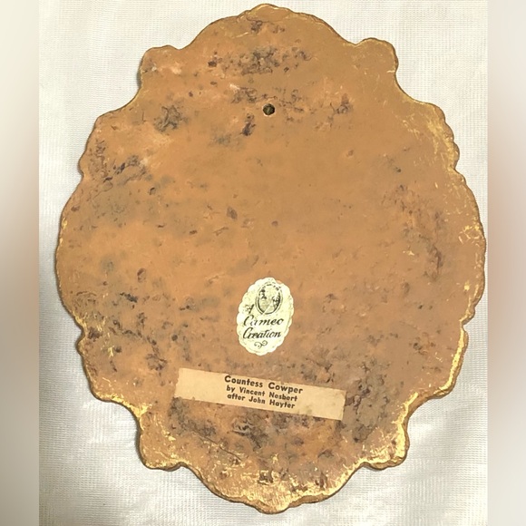 Countess Cowper Ornate Gold Framed Portrait vintage - Picture 4 of 10